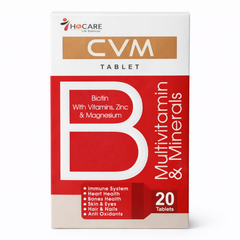 Biotin With Vitamins, Zinc & Magnesium |CVM | Multivitamin & Minerals